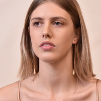 Esme Dor Simpliciy Long Drop Earrings