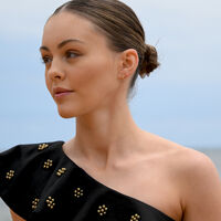 Gemini Artisan Zirconia Pavé Stud Earrings (Gold)