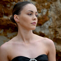 Gemini Artisan Zirconia Pavé Stud Earrings (Silver)