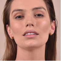 Karah Gold Vermeil Dainty Hoop Earrings