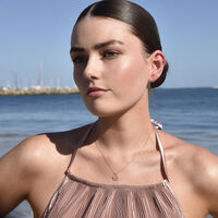 Cancer Helix Screw Back Earring (Gold Single Piece)