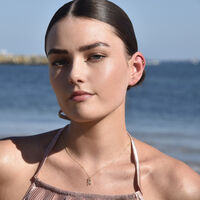 Capricorn Helix Screw Back Earring (Gold Single Piece)