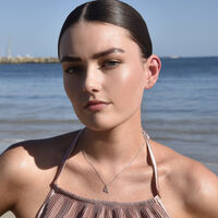 Leo Helix Screw Back Earring (Silver Single Piece)