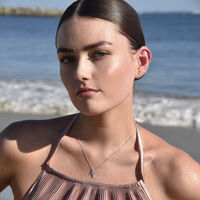 Pisces Helix Screw Back Earring (Silver Single Piece)