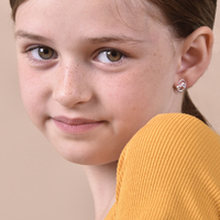 Artsy Face Dainty Stud Earrings