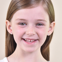 Little Princess Dainty Crown Earrings