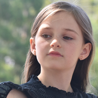 Little Crown Fish Rose Gold Stud Earrings