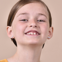 Dachshund Diamante Stud Earrings