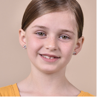 Little Unicorn Diamante Stud Earrings