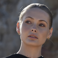 Tie A Knot Modern Hoop Earrings (Gold Vermeil)