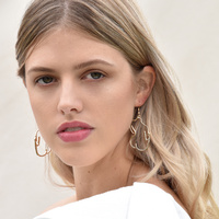 Bella Female Back Wire Hook Earrings 