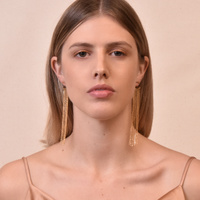 Lizette Luxury Golden Tassel Earrings 