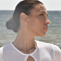 Avila Zircon Love Heart Earrings (Gold)