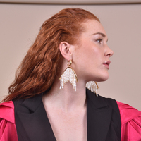 Laurissa Luxury Pearl Tassel Earrings