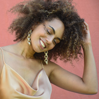 Tahiti Nude Twists Dangle Earrings (my ears are pierced)