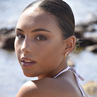 Gabrielle Pastel Diamante Climber Earrings (Yellow)