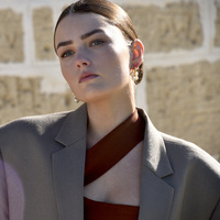 Gracelynn Freshwater Pearl Hoop Earrings (Gold)