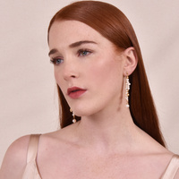 Elsa Boho Style Shell String Earrings (My ears are pierced)