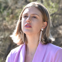 Gwen Vintage Pearly Tassel Earrings (my ears are pierced)