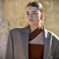 Soft Echo Resin Drop Earrings