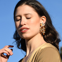 Cecelia Dusk Glamour Earrings (my ears are pierced)