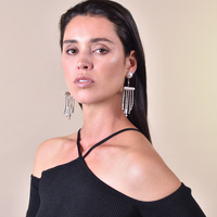 Livia Tassel Glamour Earrings (my ears are pierced)