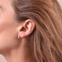 Cella Dainty Topaz Sleeper Earrings