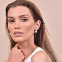 Paloma Solid Silver Bowl Earrings