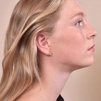 Ava Gold Filled Snake Stud Earrings