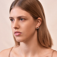 Benicia Rose Gold Stud Earrings