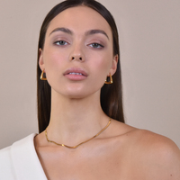 Porter Modern Gold Chic Huggie Earrings