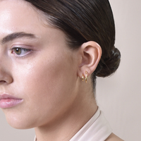 Simone Twin Loop Earrings (Gold Vermeil)