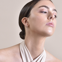 Simone Twin Loop Earrings (Silver)