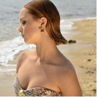 Maddox Waterdrop Earrings (Gold)