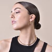 Archer Modern Muse Loop Chain Earrings 