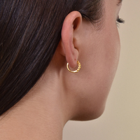 Eos Gold Filled Dainty Hoop Earrings