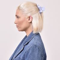 Layla Bow Hair Claw (Blue)