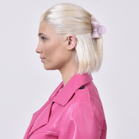 Layla Bow Hair Claw (Pink)