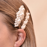 Alexis Vintage Pearly Barrette Set