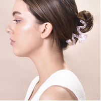 Indigo Modern Wave Hair Claw - Medium