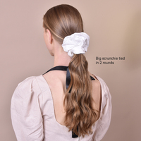 Ivory Earthy Muse Cotton Scrunchie Set