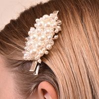 Esther Vintage Pearly Blossom Barrette