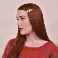 Kiss Rhinestone Hair Clip