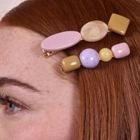 Winnie Retro Pastel Barrette Set
