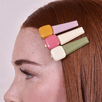 Mila Retro Pastel Barrette Set