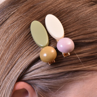 Vivian Retro Pastel Barrette Set