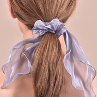 Okeley High Gloss Bridal Style Scrunchie