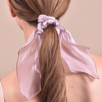 Felicia High Gloss Bridal Style Scrunchie
