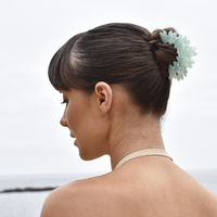 Gigi Artsy Wavy Hair Claw - Aqua