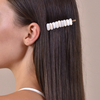 Calista Beige Muse Hair Clip